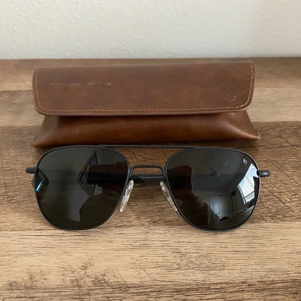 American Optical - Original Pilot Aviator Sunglasses - Polarized - 55mm